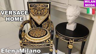 Versace home in Milan ( furniture and accessories)    #italy #milan #design