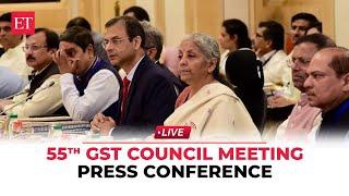 GST Council Meeting: Press Conference by Union Finance Minister Nirmala Sitharaman | Live