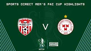 Sports Direct Men's FAI Cup Quarter-Final | Derry City 2-0 Shelbourne | Highlights