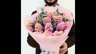 Моно Букет L  «Нежный Гиацинт» #flowerstory #букеты #магазинцветов #цветы #гиацинт #гиацинты