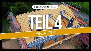 Holzrahmenbau Teil 4: Einlatten