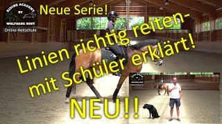 U1: Basiswissen über Linien / Hufschlagfiguren für Reiter, Reittrainer und alle die Pferde reiten!