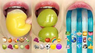 asmr 30 MINUTES EMOJI FOOD CHALLENGE 틱톡 이모지 먹방 모음 TIKTOK COMPILATION EMOJI MUKBANG eating sounds