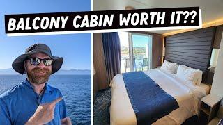 Norwegian Bliss BALCONY CABIN Tour | Is a Balcony Cabin Worth It? Norwegian Cruise Line