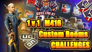 1V1 TDM M416 ROOM PUBGMOBILE Custom Rooms Come and do challenge #livestream #pubgmobile