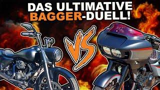 CYBERPUNK ROAD KING vs. ÜBERHEFTIGE ROAD GLIDE! - BATTLE OF BIKES #3