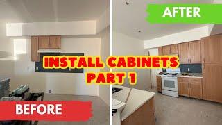 ️ How to Install Kitchen Cabinets: Step-by-Step Remodel Part 1 | Frank Handyman