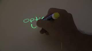 Opticz XL Yellow Invisible UV Blacklight Reactive Large Tip Security Ink Marker