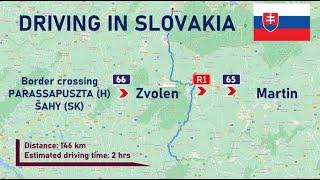 ROAD TRIP 2021 - PART 18 SLOVAKIA: PARASSAPUSZTA(HU) /ŠAHY(SK) - ZVOLEN - MARTIN