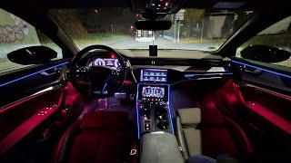 2023 Audi A6 Avant 45 TFSI Quattro - at night | Ambientebeleuchtung