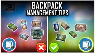 Tap-A-Tips Episode 7 | Backpack Management