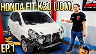 Honda Fit K swap EP2 - The REAL CONDITION of the Car