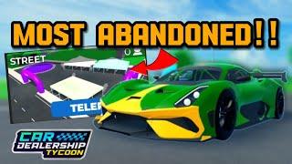 I Tried Every Single ABANDONED Race in Car dealership tycoon.. | Mird CDT