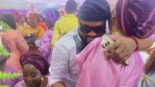 DAMOLA OLATUNJI AND WUNMI AJIBOYE AT SHEBABY WEDDING RECEPTION