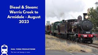 Diesel & Steam: Werris Creek to Armidale - August 2023