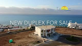 NEW DUPLEX MANTA ECUADOR REAL ESTATE DREAM CASA "CIUDAD Del MAR"