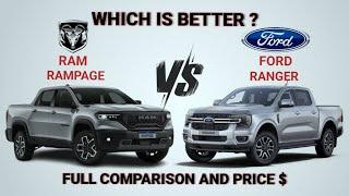 2025 Ram Rampage vs 2024 Ford Ranger