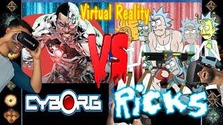 360° Virtual Reality - Cyborg (DC Comics) vs Ricks (Citadel of Ricks) - Ultimate Mugen Fight 2017