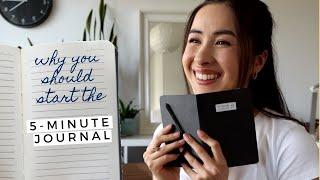 HOW TO USE THE FIVE MINUTE JOURNAL | HOW IT CHANGED MY LIFE