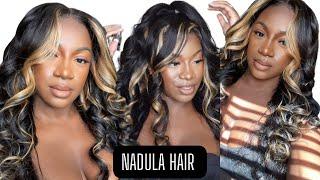 I'm Conceited and I Got a Good Reason! Nadula hair Bodywave Wig in 1B27 highlight style