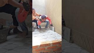 Almost...the builder broke the ceramic floor because he was too emotional.