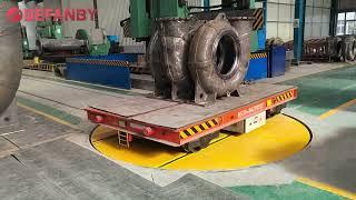 360 Degree Motorized Steerable Turntable,Cross Rail Applying Turntable Transfer Cart