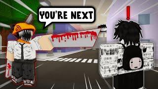 Slicing SWEATY PLAYERS as CHAINSAW MAN (Roblox Jujutsu Shenanigans)