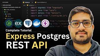 Build a CRUD Rest API with Node.js, Express, PostgreSQL & Docker