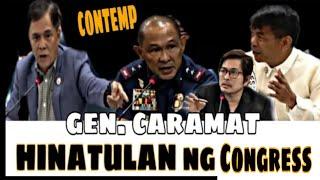 GENERAL KARAMAT HINATULAN NG MGA CONGRESISTA AT SINUSPENDI