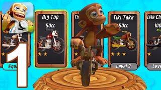 Nitro Chimp Grand Prix - Gameplay Walkthrough Part 1 (iOS, Android)