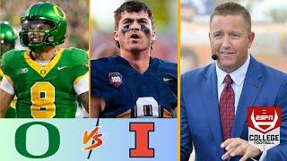 "Dillon Gabriel will SHINE! Oregon will dominate Illinois to stay undefeated" - ESPN previews Week 9