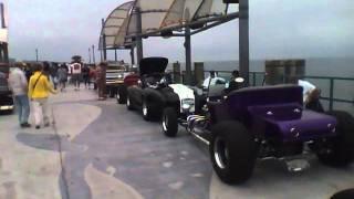 car show on Redondo Pier
