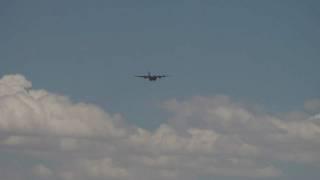 C-130 arrival at Nellis AFB.