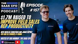 $1.7M Raised to Improve Field Sales Rep Productivity | The SaaS CFO | Donna