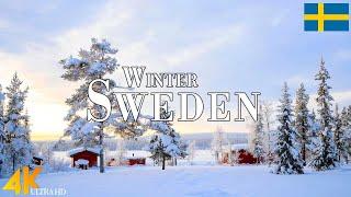 Winter Sweden 4K Ultra HD • Enchanting Winter Wonderland, Relaxation Film with Calming Music.