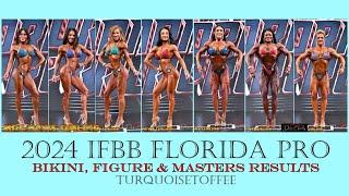 2024 IFBB Florida Pro Bikini, Figure and Masters Results