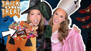 KAYLA & KALLI OFFICIAL HALLOWEEN TRICK OR TREAT VLOG 2023 