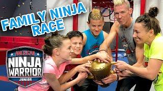 ULTIMATE FAMILY NINJA RACE! Who's the FASTEST Beckstrand Ninja?? | American Ninja Warrior Junior