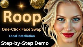 Install Roop Locally - One Click Face Swap in Video - Deep Live Cam Alternative