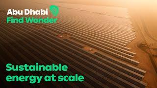 Abu Dhabi Find Wonder | Noor Abu Dhabi: The world’s largest single-site solar power plant