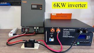 how to install 6KW a home solar energy storage system, 48V inverter, Orient Power