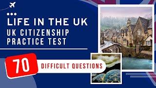 Life In The UK Test Exam - UK Citizenship Practice Test (70 Difficult Questions)