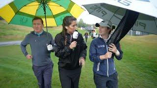 Sir AP McCoy and Leona Maguire talk tactics at the Aramco Team Series - London