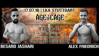 Besard Jashari vs. Alex Friedrich | AGE OF CAGE 8 | [MMA Event Stuttgart]