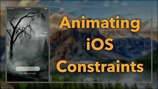 Constraint-Based Animations (iOS, Xcode 9, Swift 4)