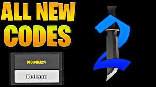 *NEW* ALL WORKING CODES FOR MURDER MYSTERY 2 IN DECEMBER 2024! ROBLOX MM2 CODES 2024