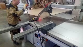 Работа Форматно раскроечного станка ALTENDORF F45