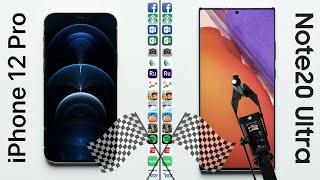 iPhone 12 Pro vs. Galaxy Note 20 Ultra Speed Test