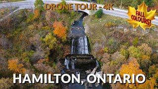 Drone Footage of Hamilton, Ontario - Fall Colours from Above