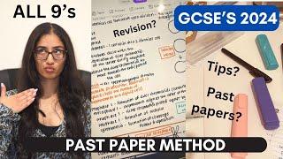 The GCSE past paper method EVERY student SHOULD KNOW/ All 9’s, A* LAST Minute Tips